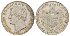 Doppeltaler, 1859, Johann, AKS 126, berieben, kl. Rf., vz.