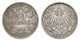 50 Pfennig, 1898, A, ss. J. 15