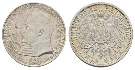2 Mark, 1904, Ernst Ludwig, zum 400. Geburtstag Ludwig der Großmütige, vz. J. 74