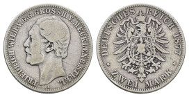 2 Mark, 1877, Friedrich Wilhelm, s. J. 90
