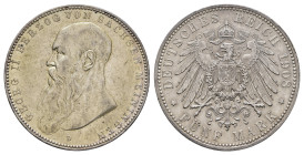 5 Mark, 1908, Georg II., ss. J. 153b