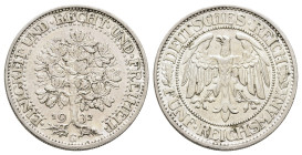 5 Reichsmark, 1932, G, Eichbaum, kl. Kr., ss. J. 331