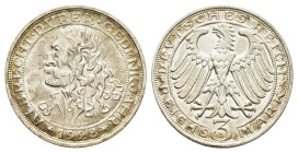 3 Reichsmark, 1928, Dürer, min. Kr., wz. Rf., vz. J. 332