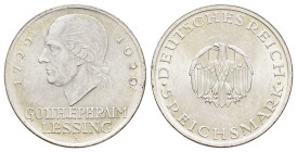 5 Reichsmark, 1929, A, Lessing, Kr., vz. J. 336