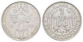 5 Reichsmark, 1929, Meißen, Kr., gereinigt, f. vz. J. 339