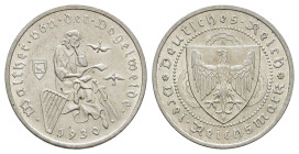 3 Reichsmark, 1930, A, Vogelweide, vz. J. 344
