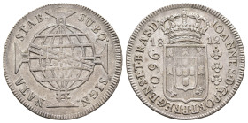 640 Reis, 1810, Johann VI., B, KM 307.1, ss.