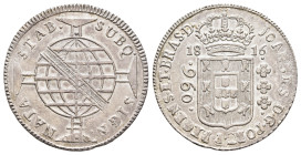 640 Reis, 1816, Johann VI., B, KM 307.1, ss.