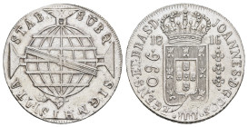 640 Reis, 1816, Johann VI., R, KM 307.3, ss.