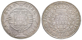 640 Reis, 1819, Johann VI., R, KM 326.1, ss.