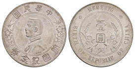 1 Dollar, 1927, Sun Yat Sen, KM Y318a, ss.