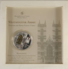 10 Dollars, 2011, Elizabeth II., Westminster Abbey Fenster des Royal Flying Corps, Silbermünze mit Glasfenster, Windows of Heaven, limitiert auf 2000 ...