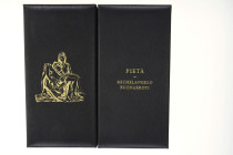 20 Dollars, 2014, Elizabeth II., Michelangelo Buonarroti "Pieta", Silbermünze mit Gold-Inlay (1/4 Unze), Farbapplikation und Swarovski-Kristallen sowi...