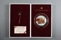 20 Dollars, 2017, Elizabeth II., Peter Paul Rubens "Einzug Christi in Jerusalem", Silbermünze mit Farbapplikation und Swarovski-Kristallen sowie zusät...