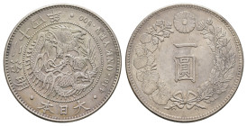 1 Yen, Jahr 24 (1891), Mutsuhito, KM A25.3, ss-vz.