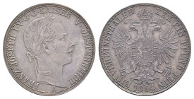Taler, 1864, Franz Joseph I., A, J. 312, Dav. 21, wz. Rf., Patina, vz.