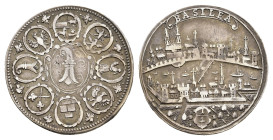 Basel, Stadt, 1/4 Taler, o.J. (um1710), HMZ 2-102a, kl. Schrötlingsfehler, s-ss.Dieses Los wird regelbesteuert verkauft, auf den Zuschlag wird 22% Auf...