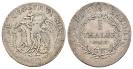 Basel, Stadt, Taler, 1765, HMZ 2-99g, s.Dieses Los wird regelbesteuert verkauft, auf den Zuschlag wird 22% Aufgeld, 3 Euro Losgebühr und 7% MwSt. bere...