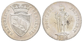 Bern, 1/2 Taler, 1796, HMZ 2-219a, KM 151, gereinigt, ss.
