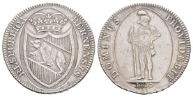 Bern, 4 Franken (Neutaler), 1835, HMZ 2-230c, Hsp., bearbeitet, ss.Dieses Los wird regelbesteuert verkauft, auf den Zuschlag wird 22% Aufgeld, 3 Euro ...