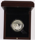 100 Shillings, 2018, African Wildlife - Elephant, 1 oz Silber, auf 1.000 Stück limitiert, in Originaletui, mit Zertifikat, PP.