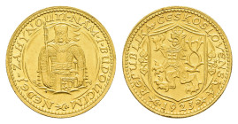 Dukat, Gold, 1923, St. Wenzel, Fb. 2, wz. Rf., vz.