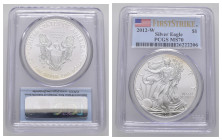 1 Dollar, 2012, W, Silver Eagle, PCGS MS 70