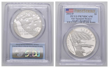 1 Dollar, 2012, P, Star-Sprangled Banner, PCGS PR 70 DCAM