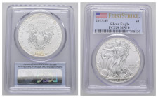 1 Dollar, 2013, W, Silver Eagle, PCGS MS 70