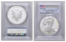 1 Dollar, 2014, W, Silver Eagle, PCGS PR 70 DCAM