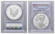 1 Dollar, 2014, W, Silver Eagle, PCGS PR 70 DCAM