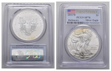 1 Dollar, 2015, W, Silver Eagle, PCGS SP 70, Baltimore.