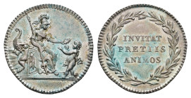 Schweiz, Basel, Silbermedaille (Dm. 24,1mm, 3,69g), o.J., unsigniert, Schulprämienmedaille. Av: Nach rechts sitzende Minerva bekränzt ihren Schüler. R...