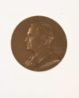 USA, Bronzemedaille (221,4 g, 75,1 mm), 1949, von John R. Sinnock, auf die 2. Inauguration Präsident Harry S. Trumans. Av.: Büste nach links. Rev.: An...
