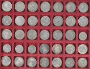 Umfangreiche Sammlung mit Schwerpunkt bei den Münzen von Brandenburg-Preußen. Beginnend mit 3 Groschen Stücken des 16. Jh., über weitere Kleinmünzen u...