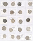 Sammlung von vorwiegend deutschen Talern und Talerteilwerten, Kreuzern, Hellern, Groschen, Denaren vom 11. bis frühen 19. Jh. sowie weiteren europäisc...
