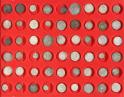 Sammlung von Kreuzern und Talerteilwerten des HRR vom 15. bis 18. Jh., beginnend mit einem Pfennig Albrechts V. (1404-1439) und einem Etschkreuzer Erz...