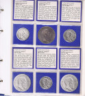 Sammlung Altdeutschland und KR, bestehend aus Talern sowie 1/2 bis 5 Mark ab 1815 in drei Alben und einem Etui; in den Alben befinden sich nicht nur M...
