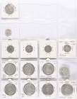 Sammlung DOA: 2 x 1/4 Rupie (1891, 1901) J. N 711, 3 x 1/4 Rupie J. N 720, 1/2 Rupie 1913 J, J. N 721, 4 x 1 Rupie (1890, 1898, 1900, 1901), J. N 713,...
