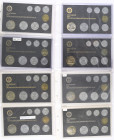 DDR, Sammlung von Minisätzen, bestehend aus 3x 700 Jahre Münze Berlin 1982 (davon 2x ohne Medaille), 3x Prometheus 1983, 7x Erzträger 1984, 5x Gelehrt...