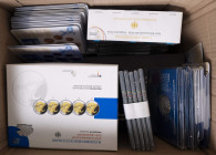 BRD, Sammlung von KMS, Silber- und Gedenkausgaben, darunter auch diverse Polymerring-Ausgaben, u.a. 2x 5 Euro Blauer Planet Erde 2016 alle Prägestätte...