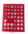 Sammlung von überwiegend deutschen Münzen mit Talern des 19. Jh., Silbermünzen des Kaiserreichs zu 2, 3 und 5 Mark, Umlaufmünzen der Weimarer Republik...