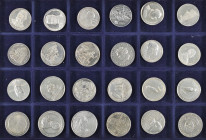 MEDAILLEN, 19. und 20. Jahrhundert. Sammlung von 146 Medaillen, überwiegend aus dem Zeitraum von 1871 bis 1918, dabei viel Preußen. Neben Bronze und W...