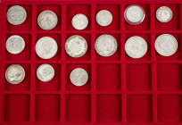 ALTDEUTSCHLAND bis WEIMAR, Sammlung aus Silbermünzen, darunter Taler Preußen 1828, Taler Hannover 1848 und 2x 3 Reichsmark Goethe 1932 (A, F), sowie e...