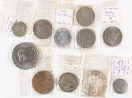 AFRIKA, Lot aus Münzen des 20. Jahrhunderts aus Belgisch Kongo, Mali, Niger, Ost-Afrika und Sierra Leone, u.a. 4x 1 Schilling Ost-Afrika 1924-1952 und...