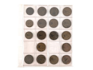 IRLAND, 19. - 20. Jh., Sammlung von Umlauf- und Gedenkmünzen, unter vielen Kleinmünzen eine gering erhalten Ausgabe von 1822, vereinzelt auch Silber. ...