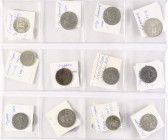 Sammlung ÖSTERREICH, in der Hauptsache 18. bis 19. Jh., ein wenig 16. und 20. Jh. ist enthalten, bestehend aus Talern und Talerteilwerten, Kronen, Flo...