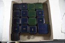Sammlung von 40 Schweizer Sonderprägungen 1936 bis 2004 zu 5, 10 und 20 Franken, begonnen bei 5 Franken 1936 "Wehranleihe", endend bei 10 Franken 2004...