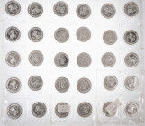 CHINA, Lot von 30x 5 Yuan 1996, Einhorn in der Levade, KM 938, je 10 Stücke zusammenhängend verschweißt, PP.