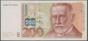 200 Deutsche Mark 2.1.1996, AK/S, Ro. 311, I-/ aunc.